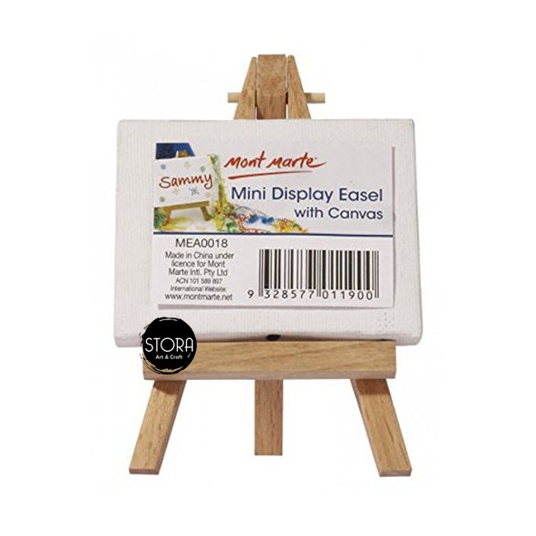 

Mont Marte Mini Display Easel Canvas 6x8cm Kanvas Lukis Kecil