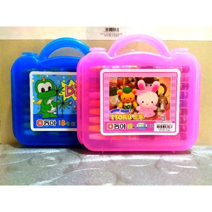 

Crayon Oil Pastel SetDongA isi 18pcs Krayon Warna Menggambar Coloring