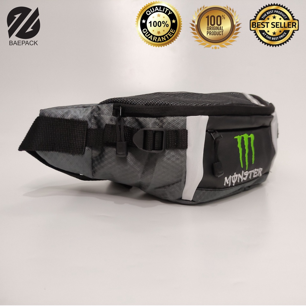 West Bag Tas Pinggang Monster Baepack / Weist bag cowok / Tas Pinggang Pria / Original Baepack