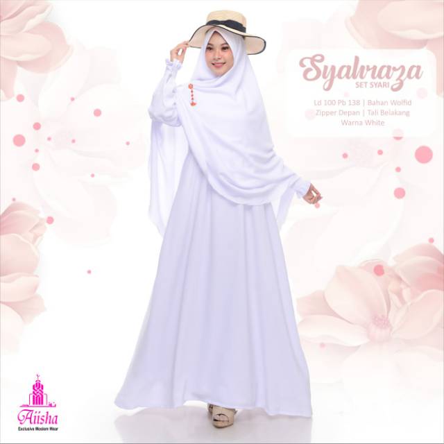 Gamis Umroh Syahraza ori Aiisha