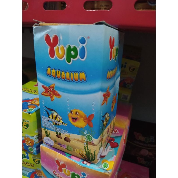 

(PROMO!!) Yupi Aquarium 1 box isi 12pcs