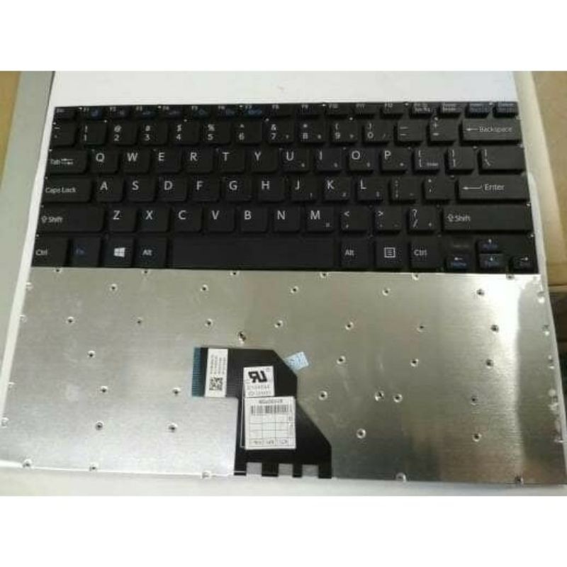 Keyboard Laptop Sony Vaio SVF14 SVF-14 14e SVF142C1WW SVF142C29M hitam