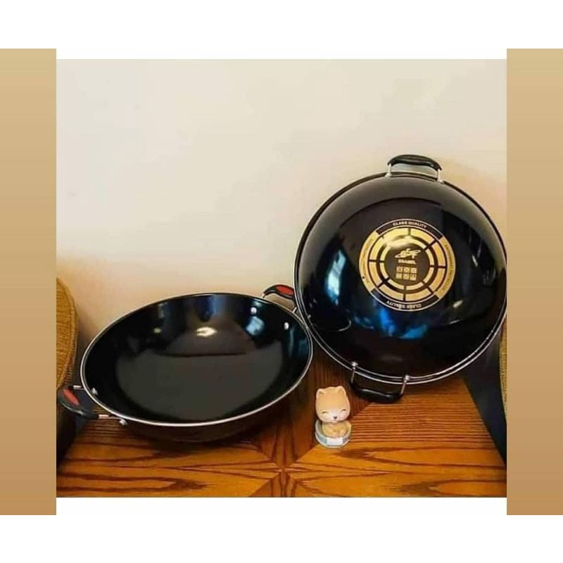 wajan kuping / wajan enamel kuping / wajan enamel / wajan enamel kuping anti lengket / wajan kuping 