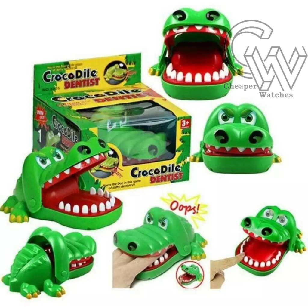 Cheaper-Mainan Buaya Gigit Jari Crocodile Dentist bikin Seru Game Mainan Anak dan Dewasa