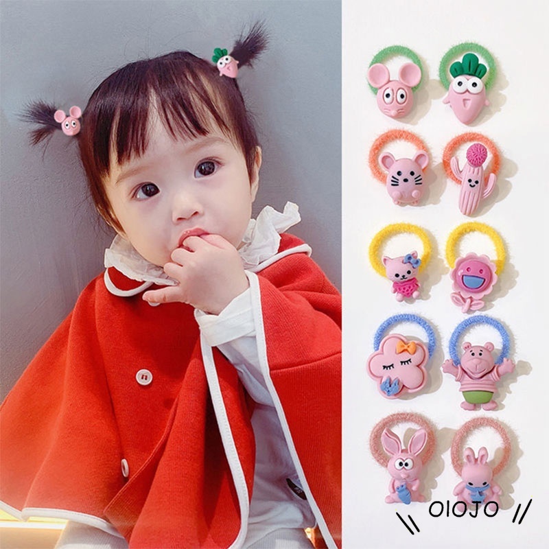 Ikat Rambut Boneka Kunciran Anak Kuncir Karakter Lucu / Hair Accessories - ol