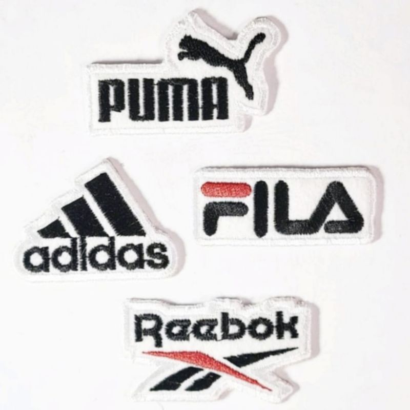 Patch Logo Branded Adidas, Fila, Puma, CDG, NASA, Marvel, StarWars