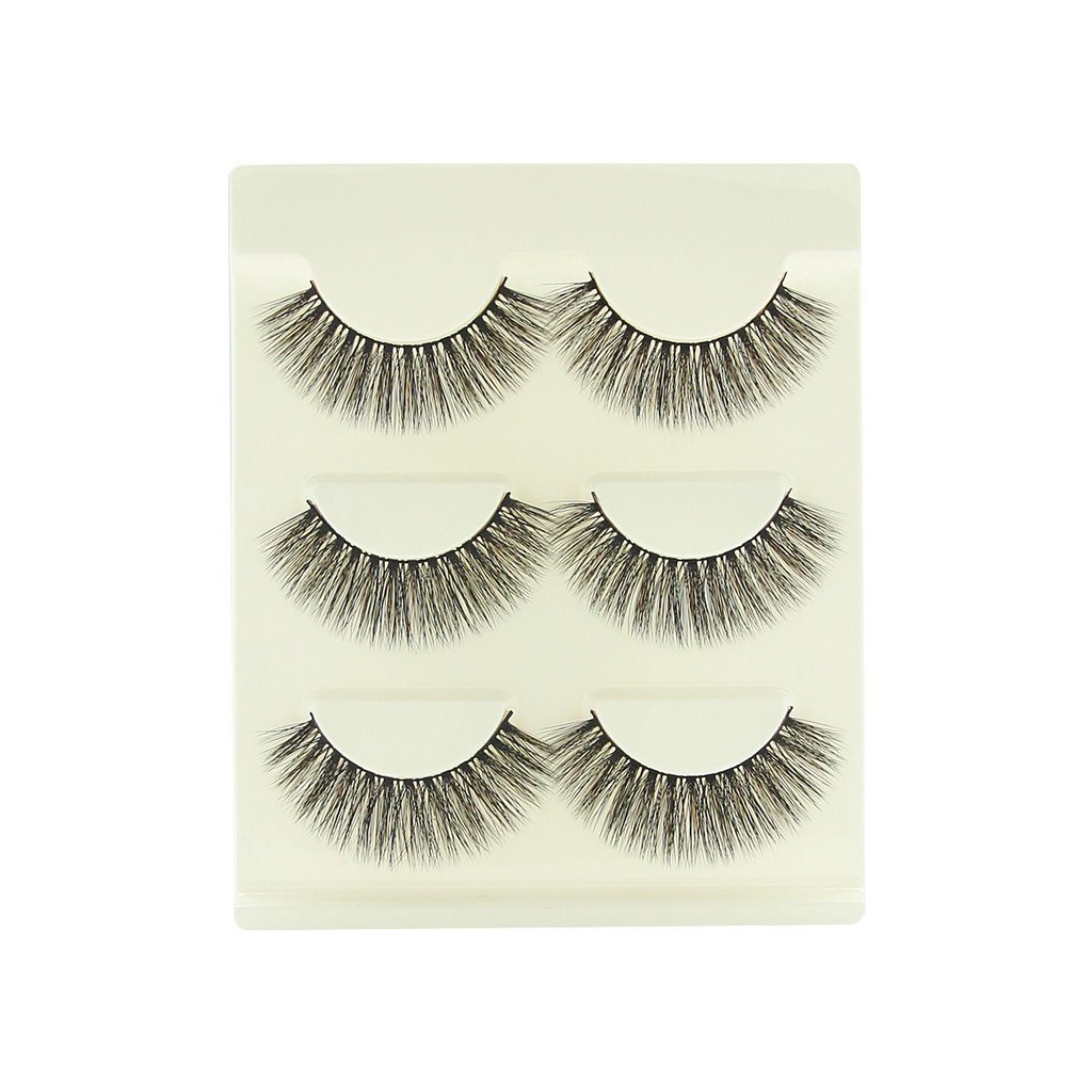 3 Pairs Fashion False Eyelashes W-15