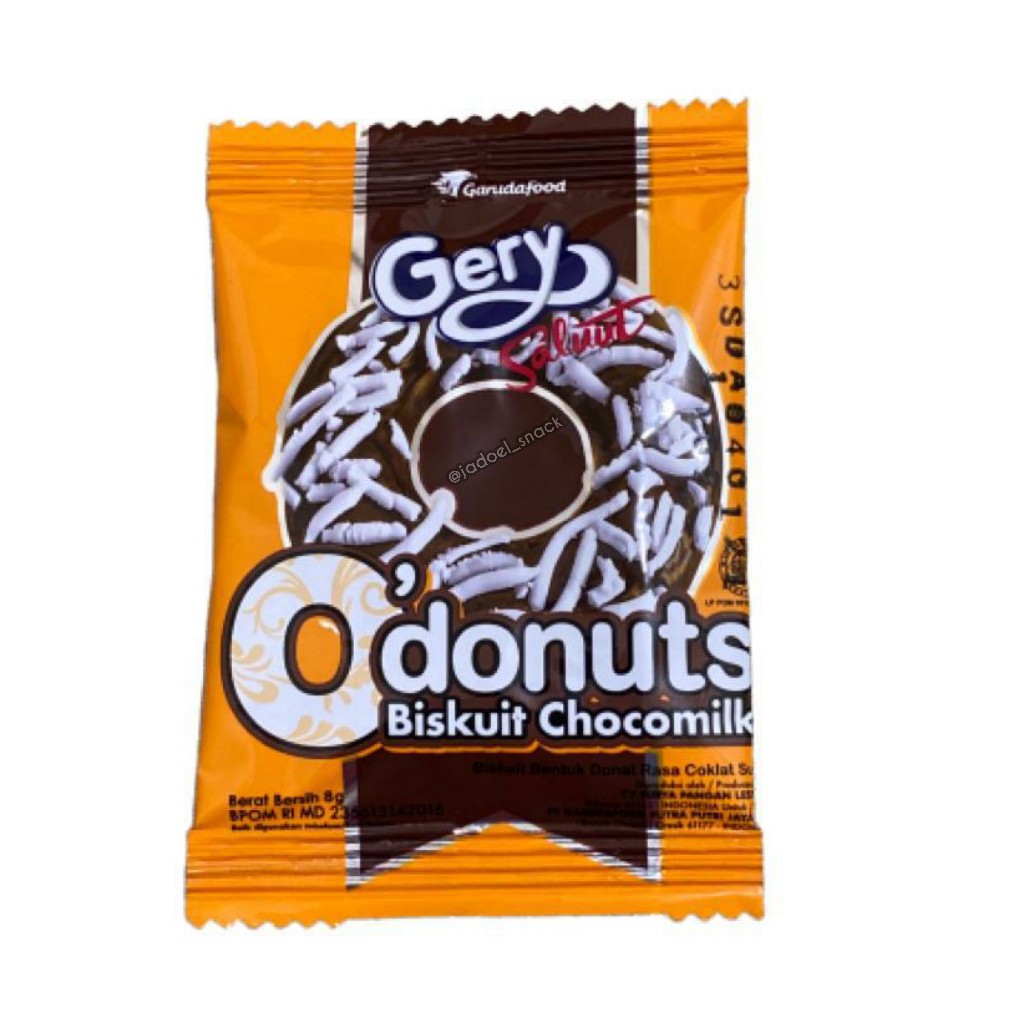 

Gery O'Donuts- Biskuit chocomilk by Jadoel Snack