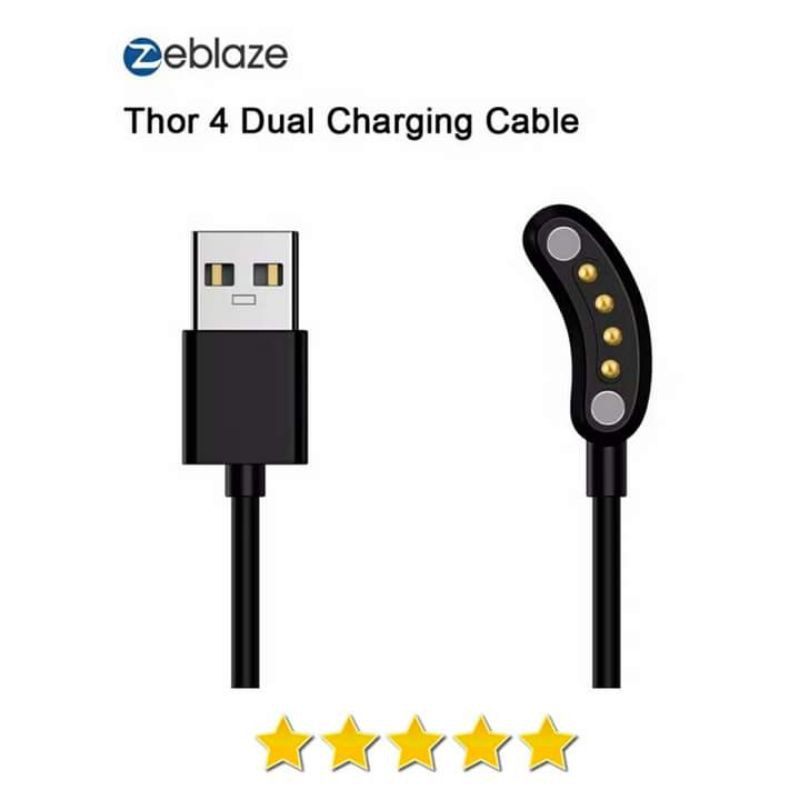 Kabel Cable USB charger magnetic for Zeblaze THOR 4 Dual
