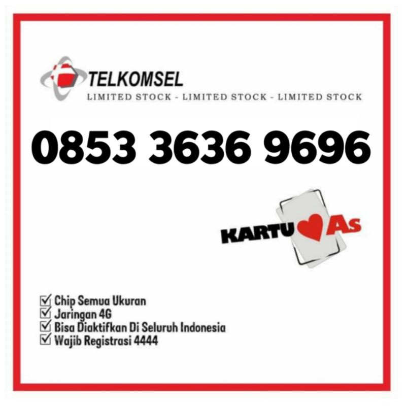 KARTU PERDANA CANTIK TELKOMSEL SERI ABAB CDCD