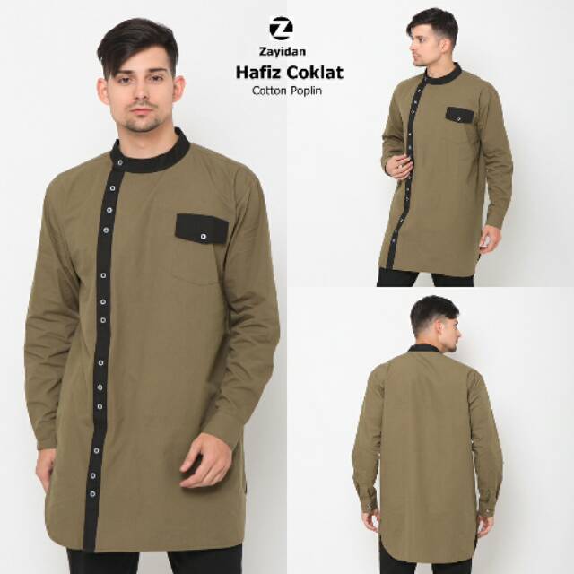 ZAYIDAN Baju Gamis Muslim Pria - HAFIZ