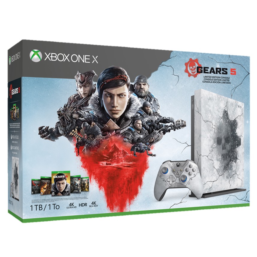 xbox one x 1tb gears 5