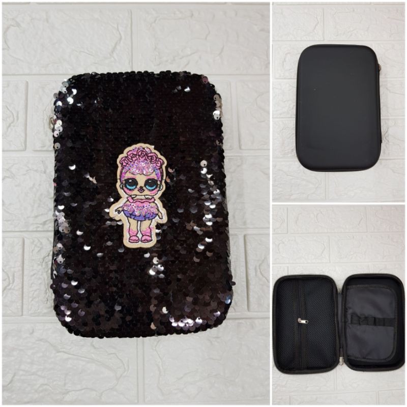 

Tempat Pencil Sequin LOL / Tempat Pencil LOL / Kotak Pencil LOL/ Pencil Case Sequin Cewe