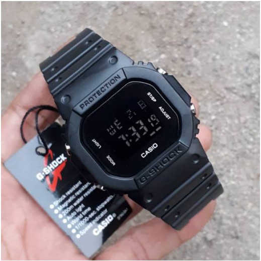 PROMO JAM TANGAN DIGIITAL SPORT PRIA/ JAM TANGAN DIGITAL 5600-1 FULL BLACK TERLARIS