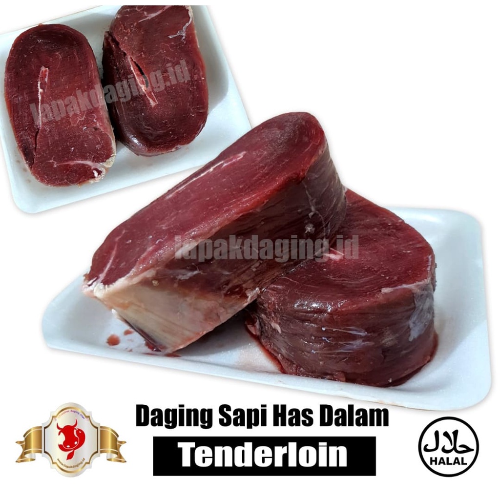 

Daging Sapi Has Dalam / Tenderloin Steak 200gram