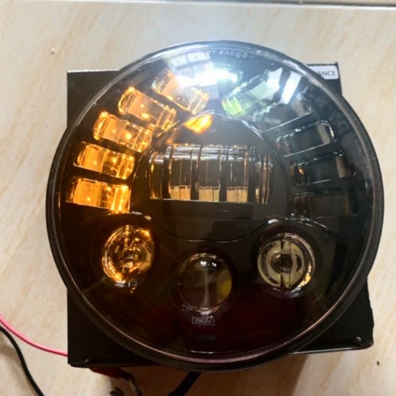 lampu daymaker 7inch& 19 titik led cobra Rxking New 2008, Scorpio Megapro Ninja SS Tiger 2008 dll-5