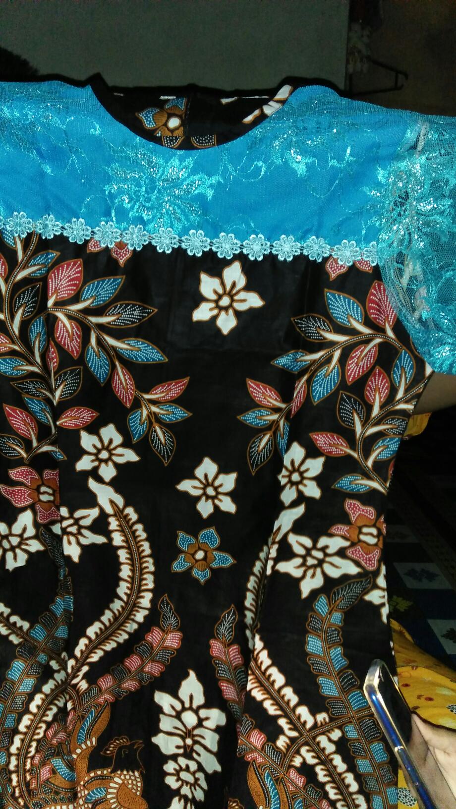 Seragam Batik Anak Dress Brokat Couple Nagita Baju Sarimbit Dres Brukat Wanita