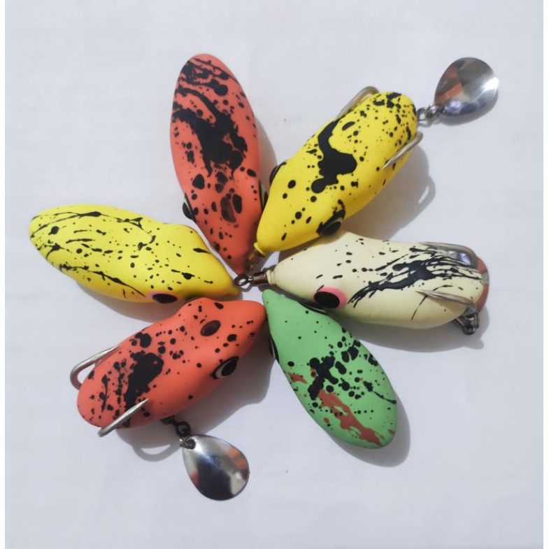 soft rog killer umpan ikan predator (gabus hampala toman) umpan pancing