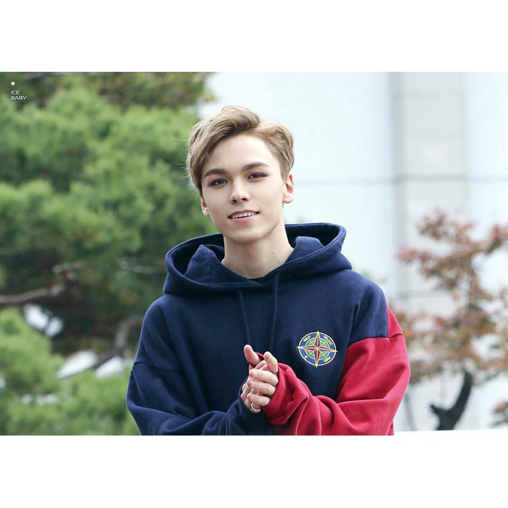 (Cds58) SEVENTEEN VERNON MAROON HOODIE
