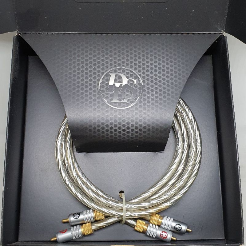 Kabel Audio RCA Interconnect High-End Stereo DLS HQL1, panjang 1 meter