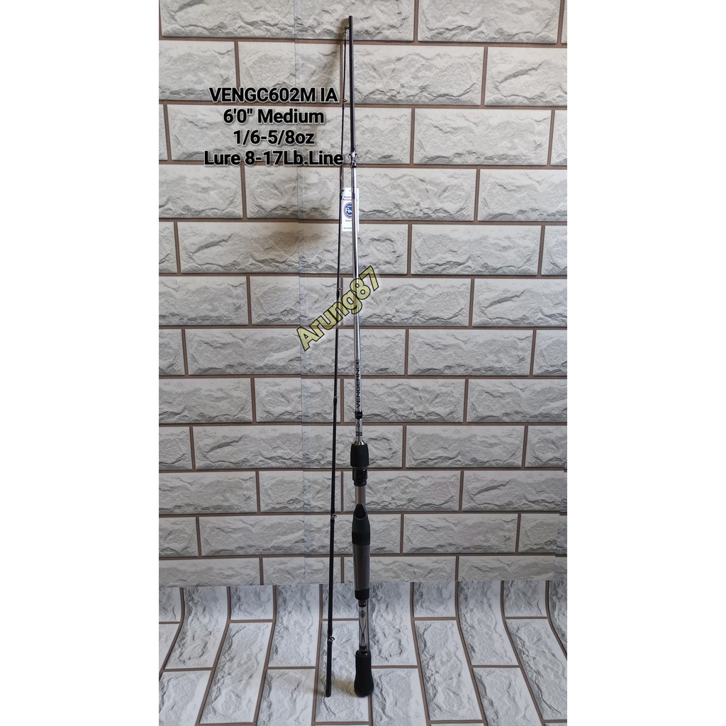 Joran ROd BC Abu Garcia VENGEANCE Next Generation Baitcasting VENGC-602MIA - 8-17LB 180 cm