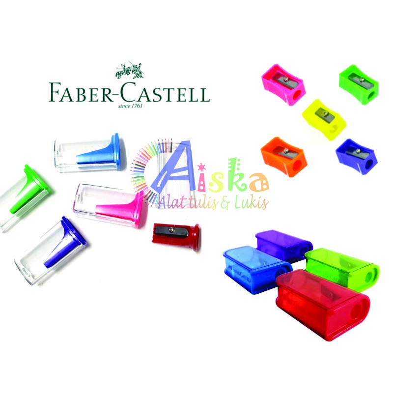 

Rautan Pensil Kecil Faber castell Type 100LV, 115LV, 125LV - PERPCS (Sharpner Faber Castell)