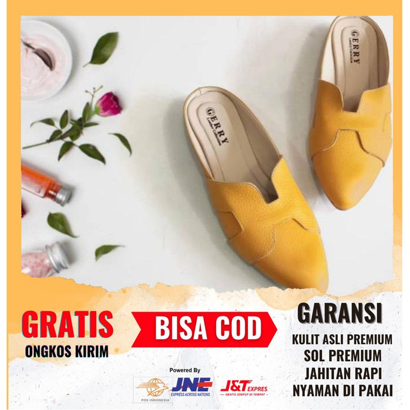 Sandal Tutong Papirut Asli | Sendal wanita Sukaregang Garut SK-1306