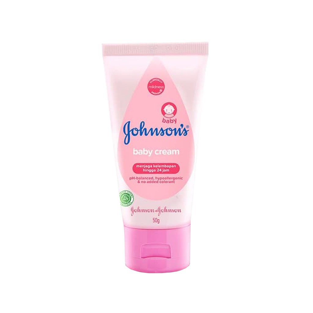 Johnson's Baby Cream 50gr Warna Pink