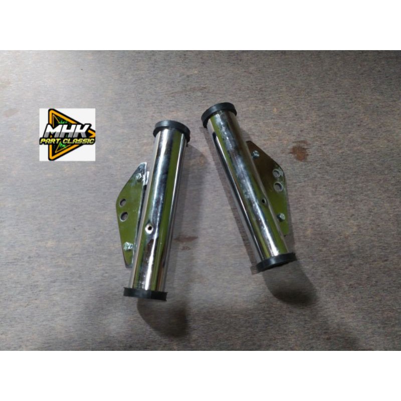 Breket kupingan lampu pesek / pangkon dudukan lampu pesek CB GL Megapro teger tirev