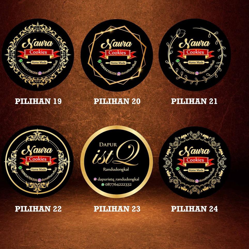 

Muraaaahh.. Label (5cm) 50 pcs/ label kue /stiker toples / idul fitri