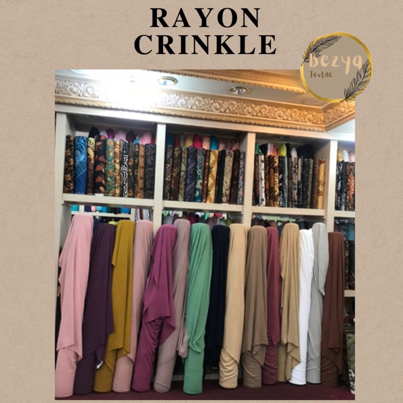 RAYON CRINKLE/ RAYON/ GAMIS/ DRESS /FASHION MUSLIM/ FASHION