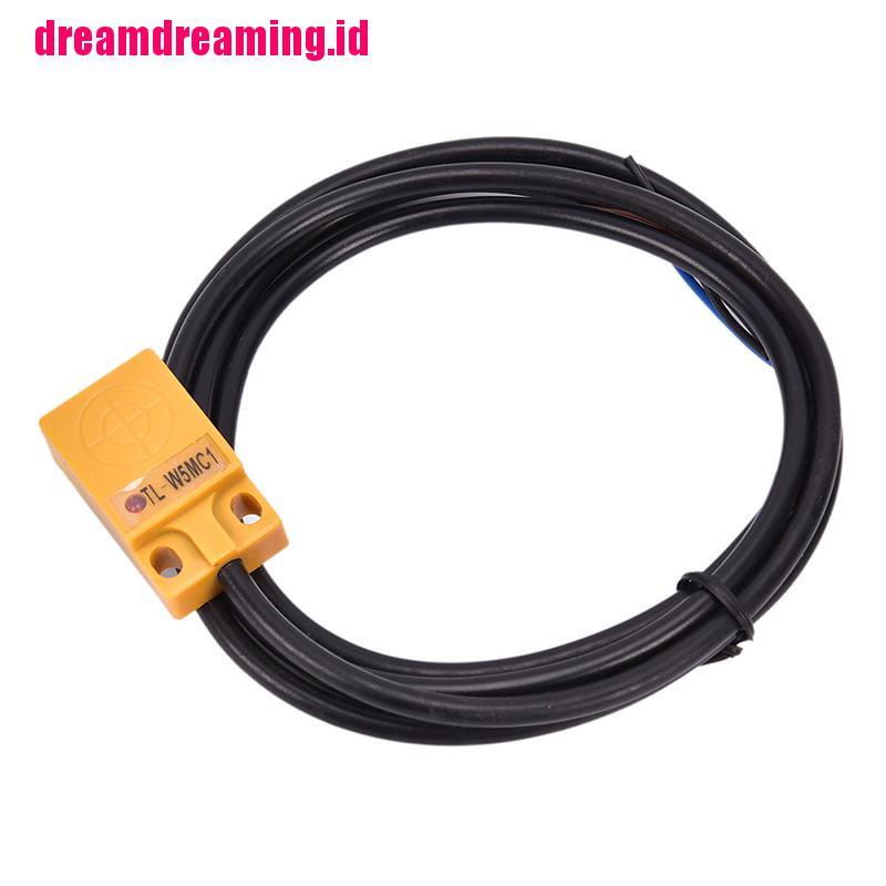 (dreamdreaming.id) Tl-w5mc1 Saklar Sensor Induksi 3 Kabel 5mm DC NPN