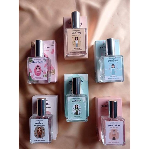 Geamoore addicted series perfume 15ml spray botol kaca