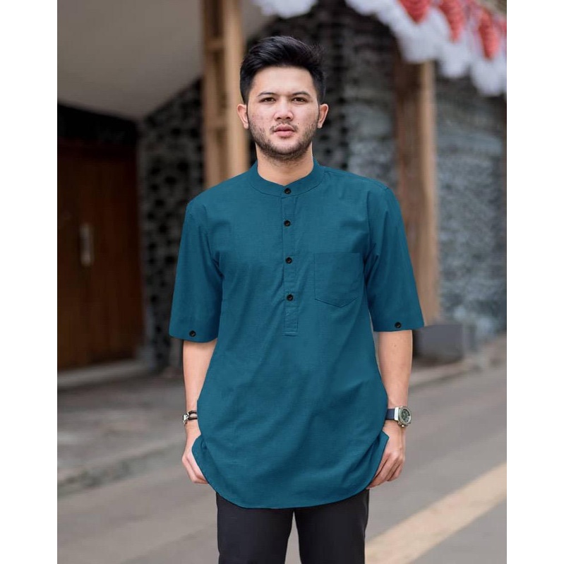 MIA STORY FASHION Koko Rafly Baju Koko Pria Terbaru Baju Koko Cowok Kasual Fashion Lebaran Terkini