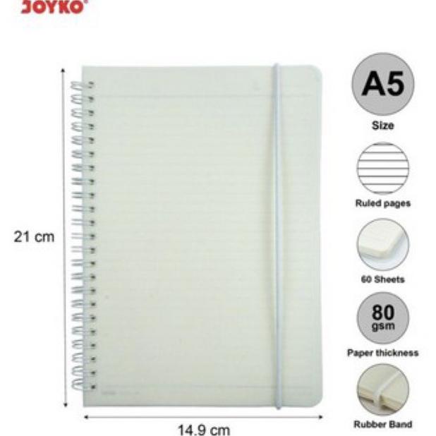 

(I2L4) Joyko Notebook NB-700 Dotted Dot Titik / Grid Matematika / Plain Polos / Ruled Garis Buku Catatan A5 //Lagi@populer