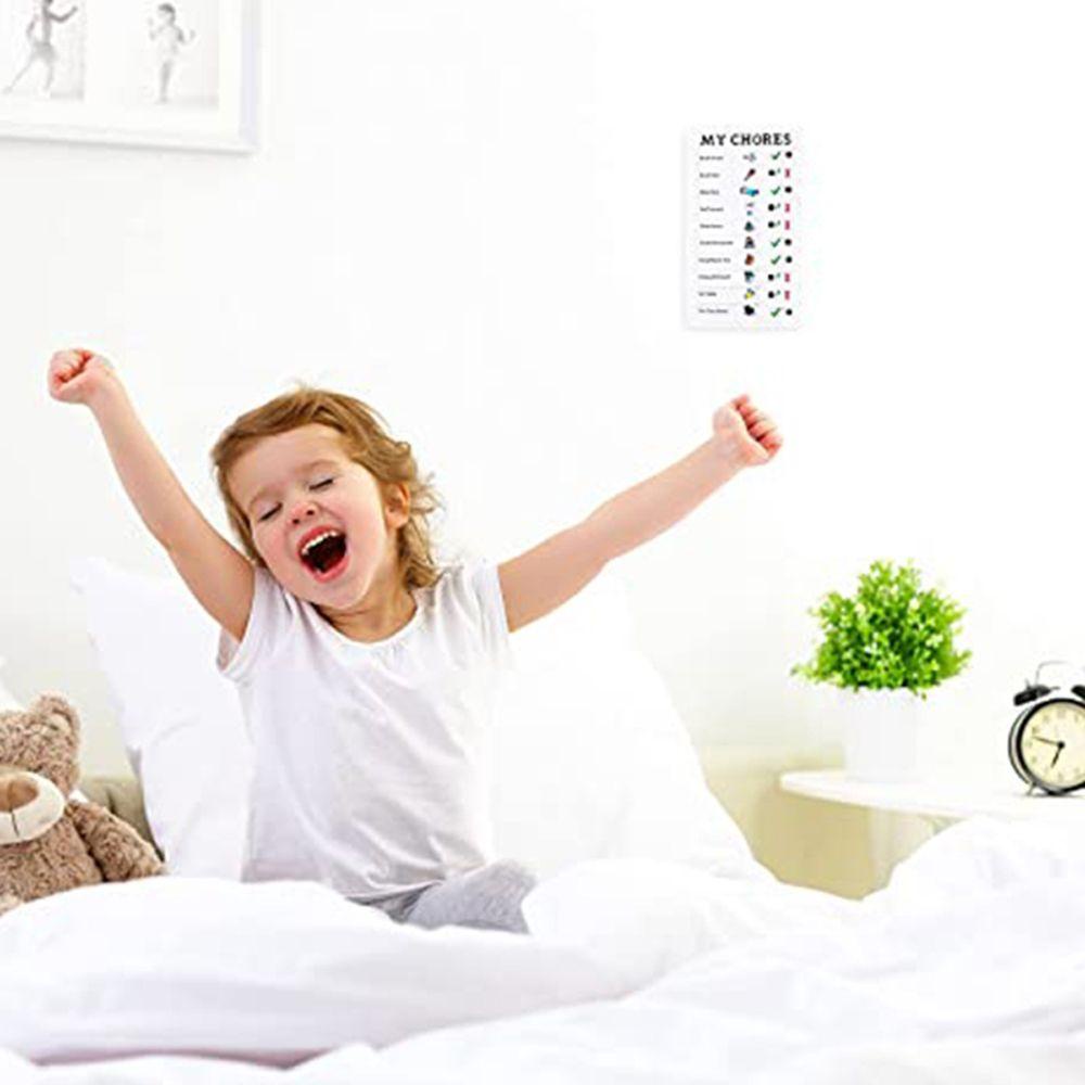 LANFY Portable Memo Checklist Note Board Adjustable Memo Boards Wall Hanging Checklist RV To do List Reminder Tool Home Travel Planning Hanging Board Chore List RV Check List Board