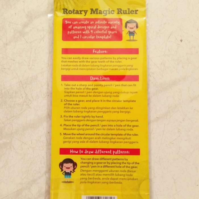 

Buruan Penggaris Rotary Magic Ruler Merek Butterfly 17 Cm Diskon