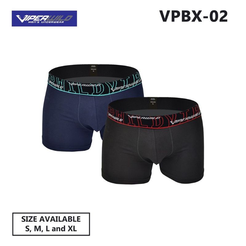 CELANA BOXER PRIA VIPER VPBX 02 ISI 2PCS