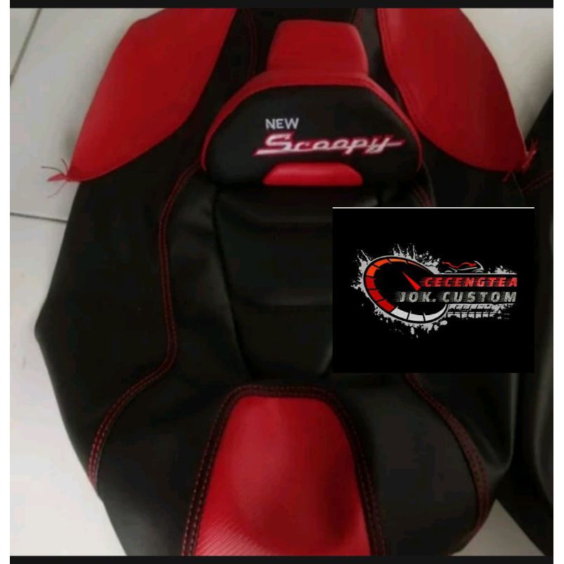 kulit jok costum MBtech new scoopy