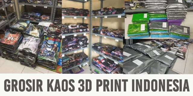  Toko  Online GROSIR  KAOS  3D  PRINT INDONESIA Shopee Indonesia