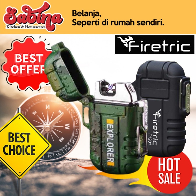 Korek Api Elektrik Pulse Plasma Lighter USB Rechargeable 280mAh