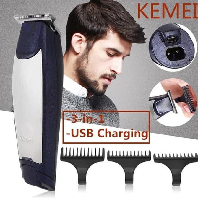 Promo Kemei Detailer Km-5021 Hair Clipper Trimmer Alat Mesin Cukur Rambut Terbaik