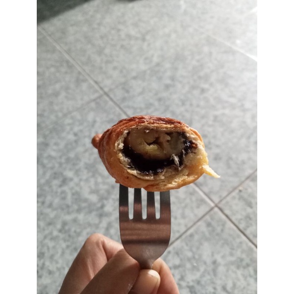 

roti panggang pisang coklat