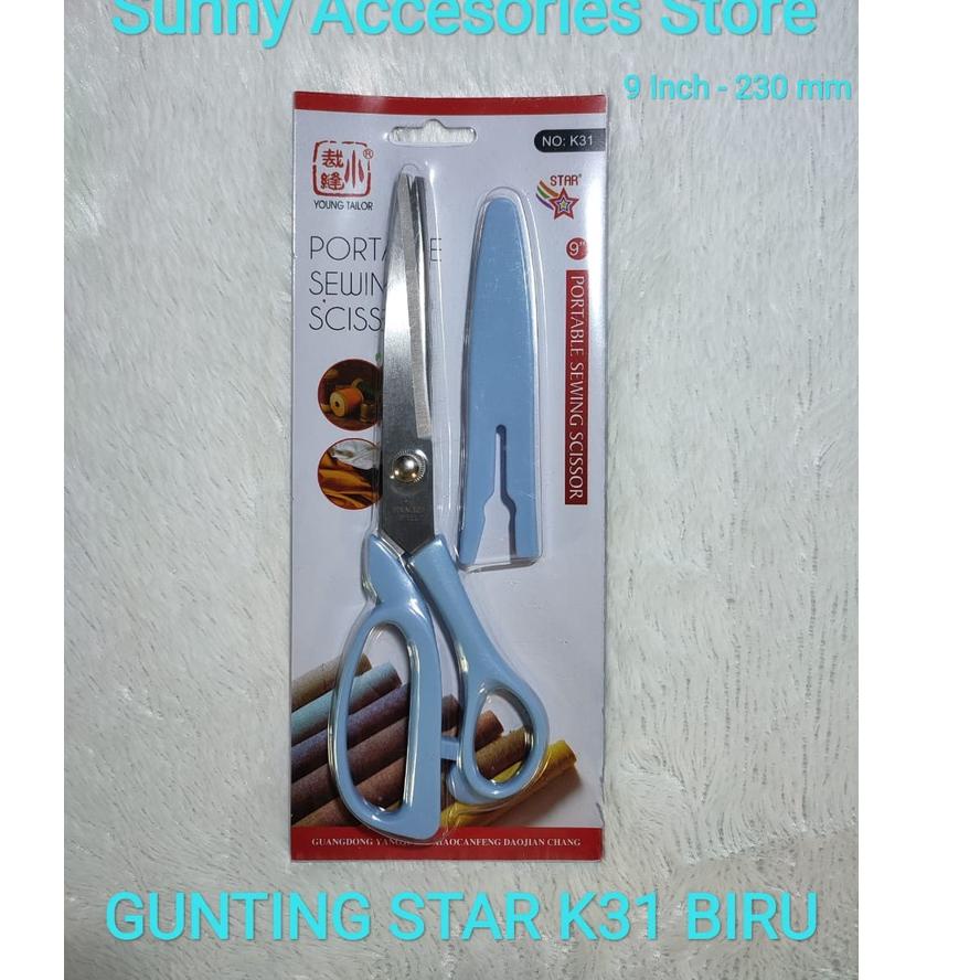 

(zrix -63) Gunting Kain Star K31 - K30 Original Product*warna random * [wg -445]