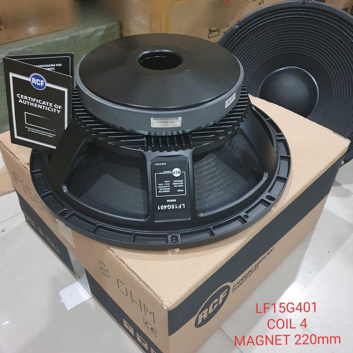 SPEAKER RCF LF15G401 LF 15G401 15 INCH VOICE COIL 4 INCH MID LOW