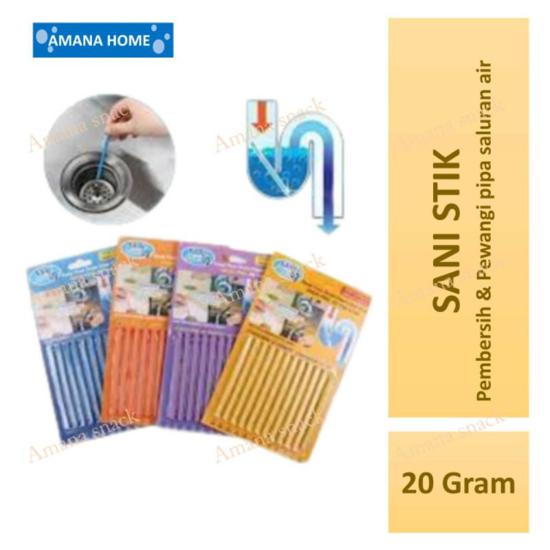 SANI STICK drain pembersih pewangi pipa saluran air mampet ampuh