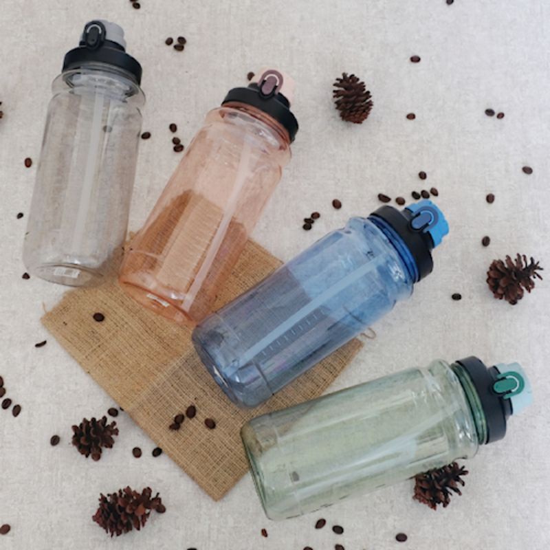 Botol Air Minum Tempat Minuman Sport Olahraga Sekolah Piknik Plastik Anak Stylish Kapasitas Besar 2 