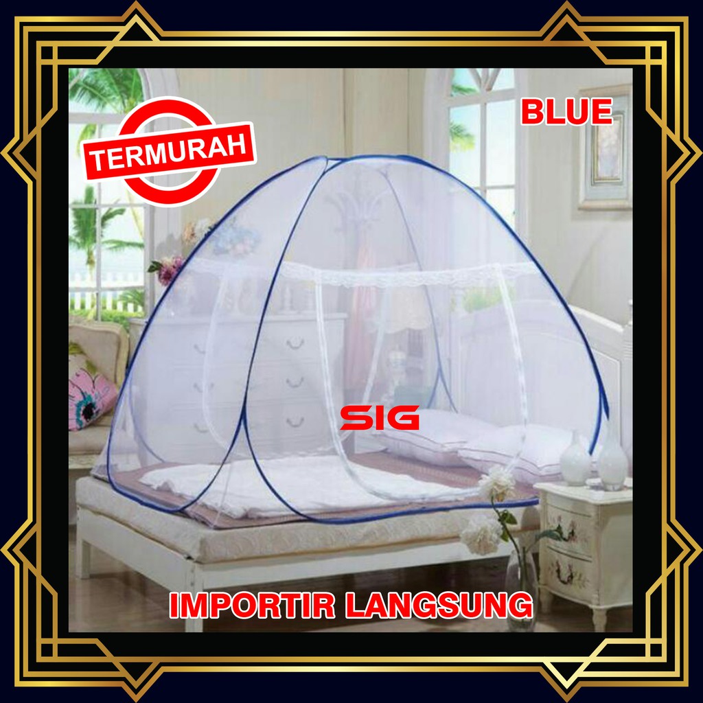 Kelambu Anti Nyamuk Tempat Tidur King 180 x 200 Besar