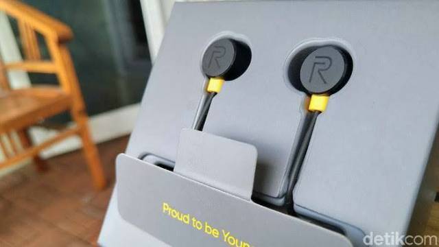 headset realme in-earphone original buds magnet