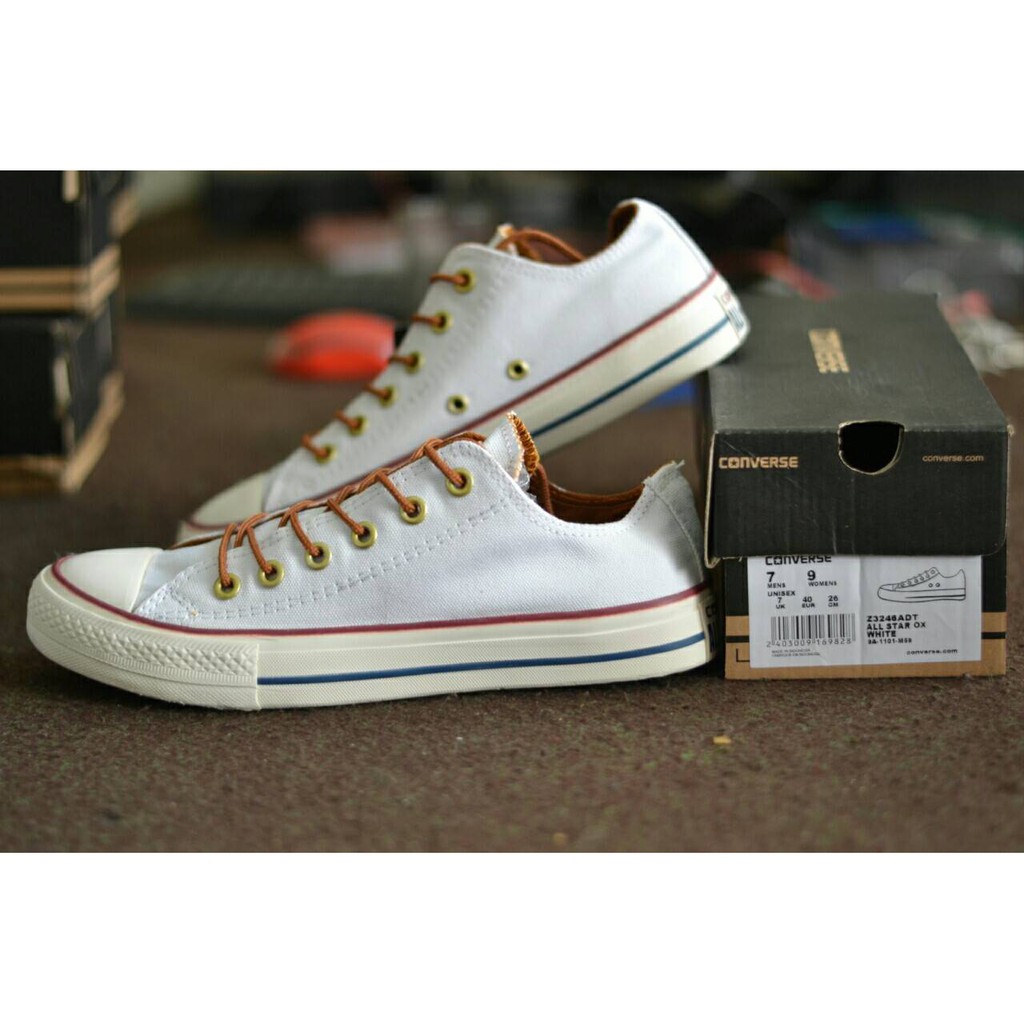 Sepatu Converse CT All Star BASIC OX All Full White Putih Low - Original PREMIUM Made In Vietnam